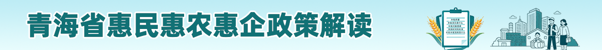 青海省惠民惠农惠企政策解读